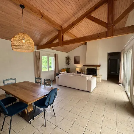ヴィラ Maison Landaise, Piscine, Nature Et ビスカロッス